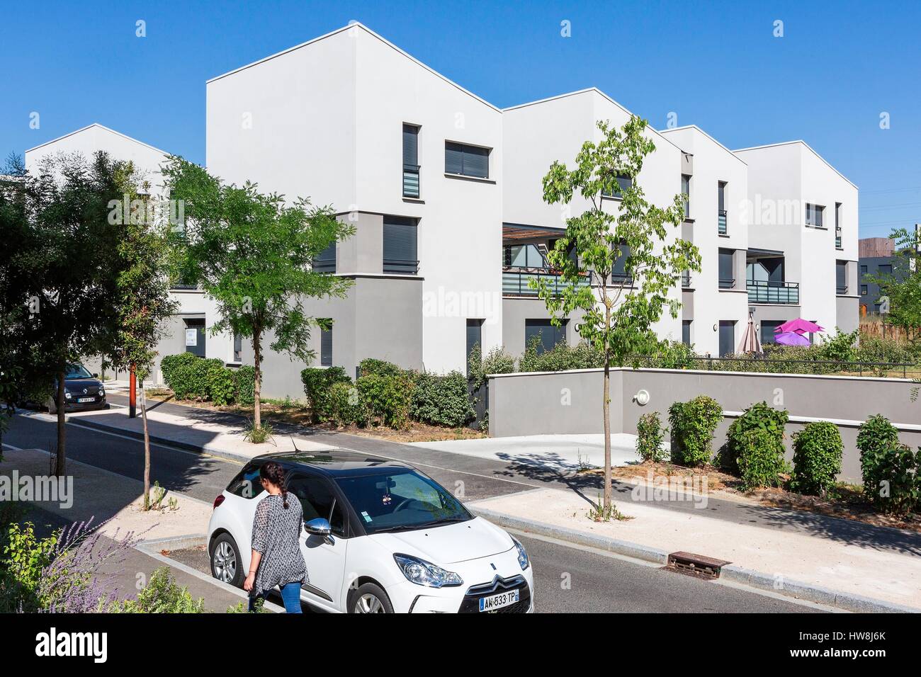 France, Haute Garonne, Toulouse, Balma, l'Écoquartier Vidailhan, Éco