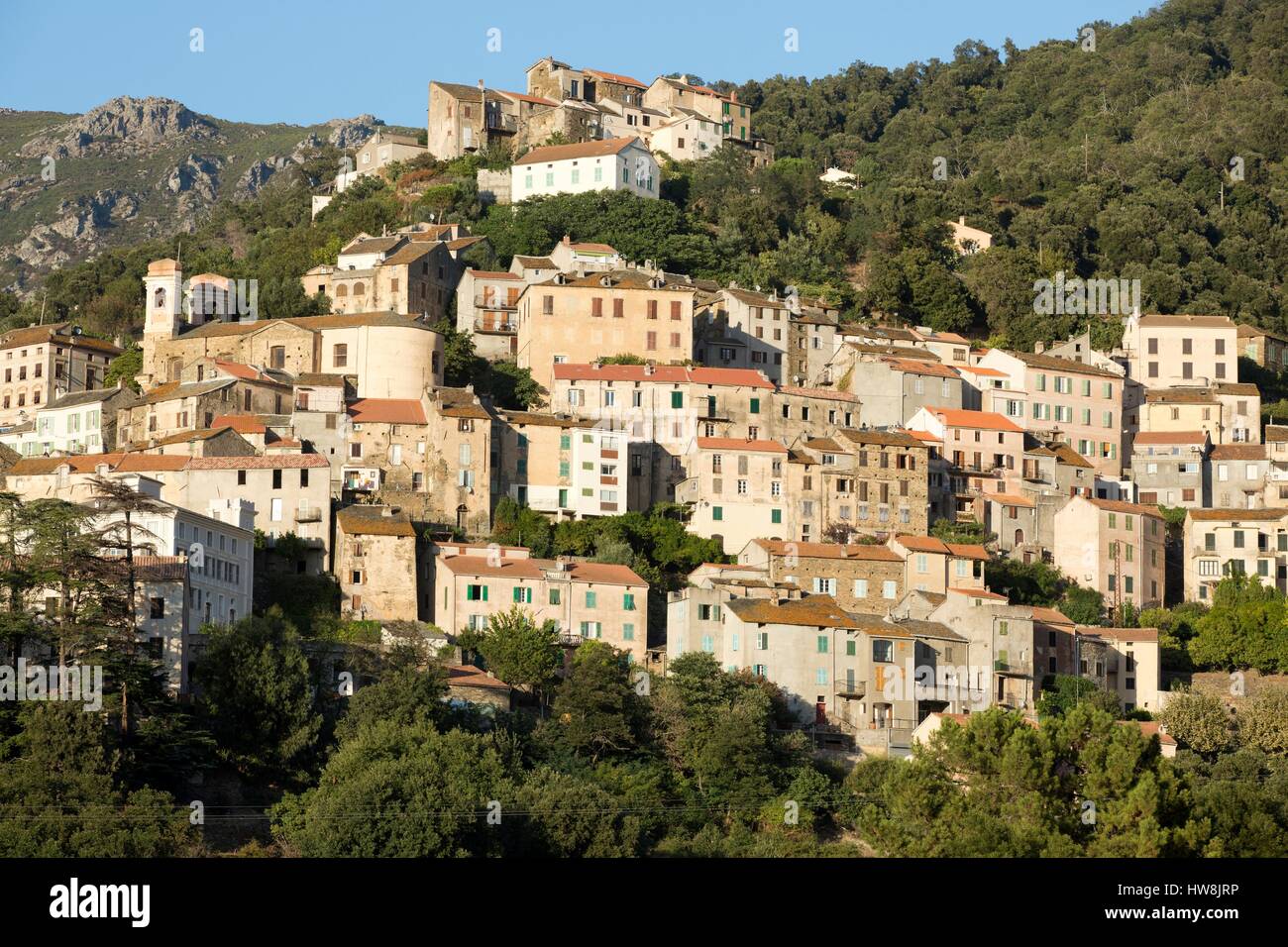 France, Haute Corse, Balagne, Oletta Banque D'Images