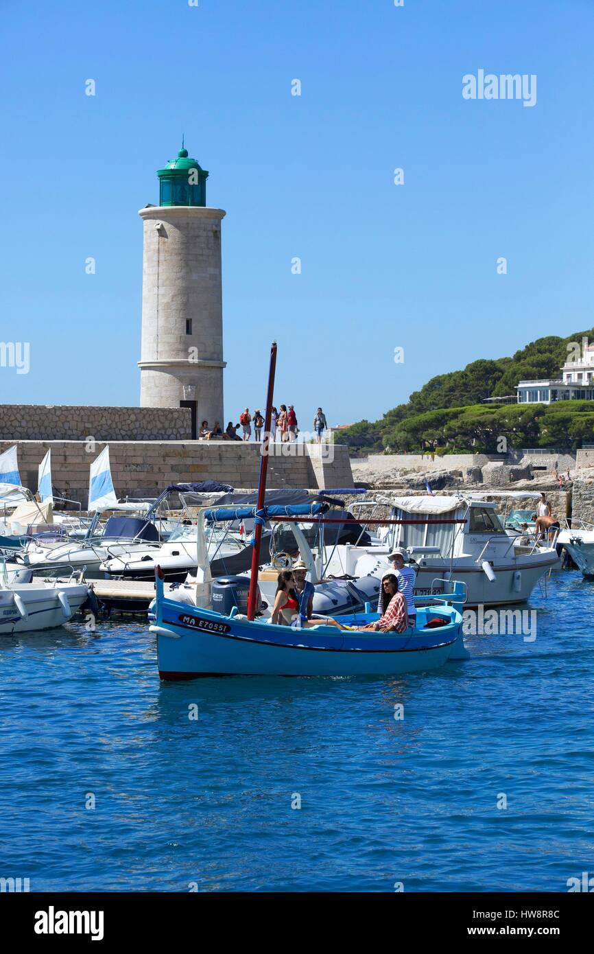 France, Bouches du Rhône, Cassis, Port d'entrée Banque D'Images