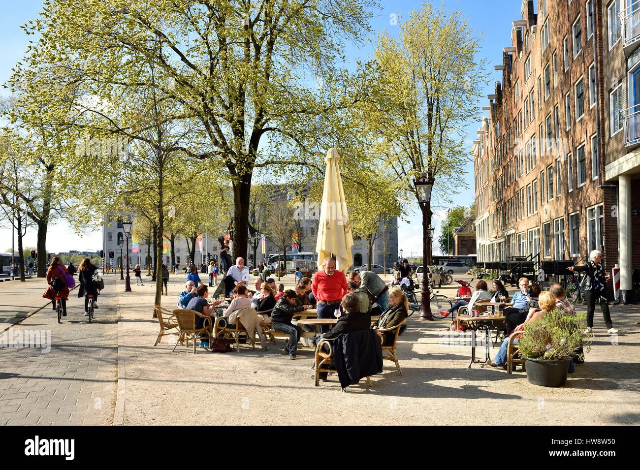 Pays-bas, le nord de la Hollande, Amsterdam, Oosterdok, Kattenburgerplein Banque D'Images