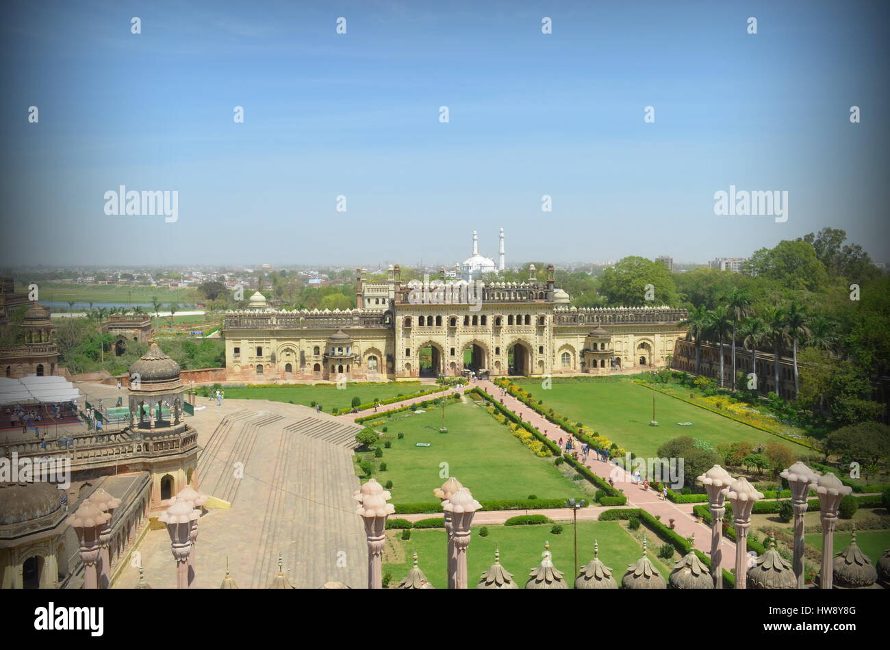 Bara Imambara (Maison de l'Imam) Lucknow Banque D'Images