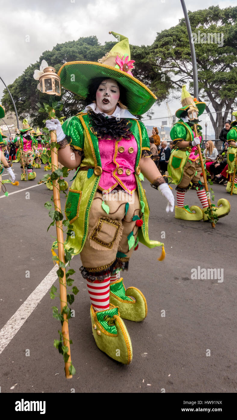 Fille/femme à élaborer Fancy Dress Costumes, carnaval de Tenerife
