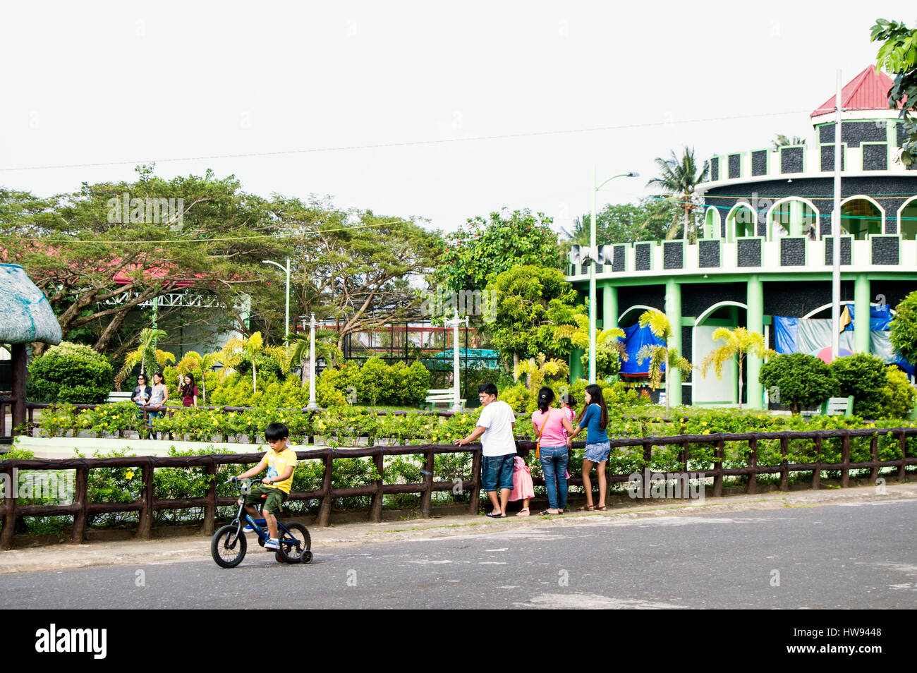 Albay Park et scène wldlife, Legazpi City, Philippines Banque D'Images