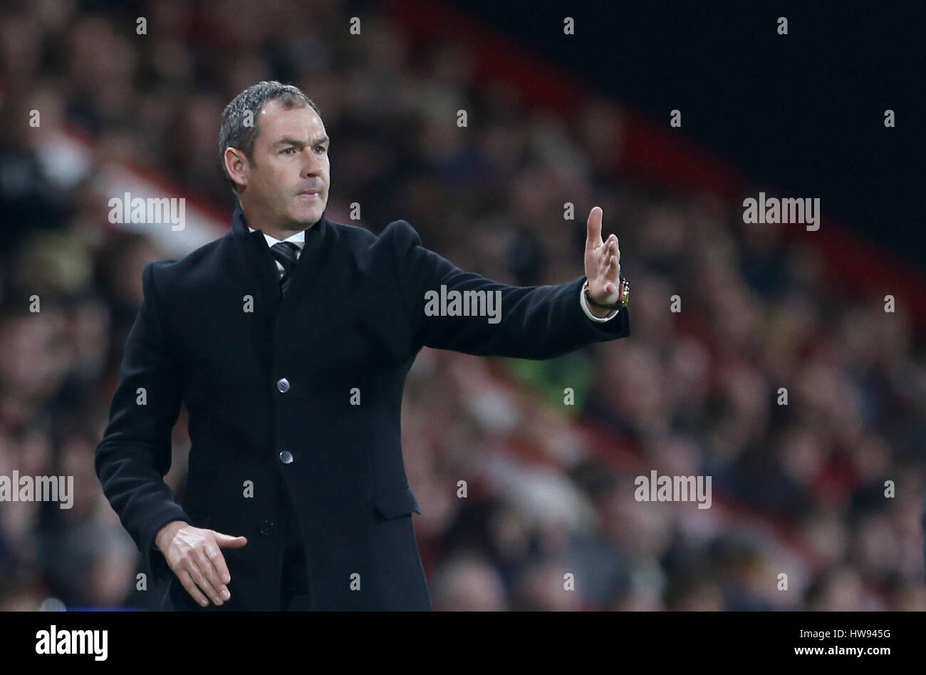 Swansea City manager Paul Clement au cours de la Premier League match au stade de vitalité, de Bournemouth. Banque D'Images