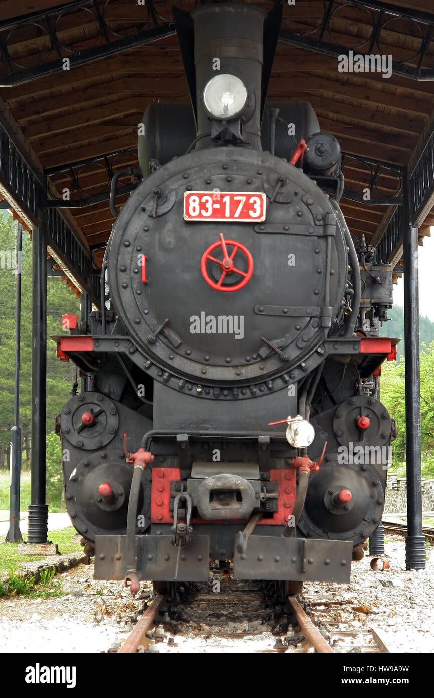 Locomotive à vapeur Banque D'Images