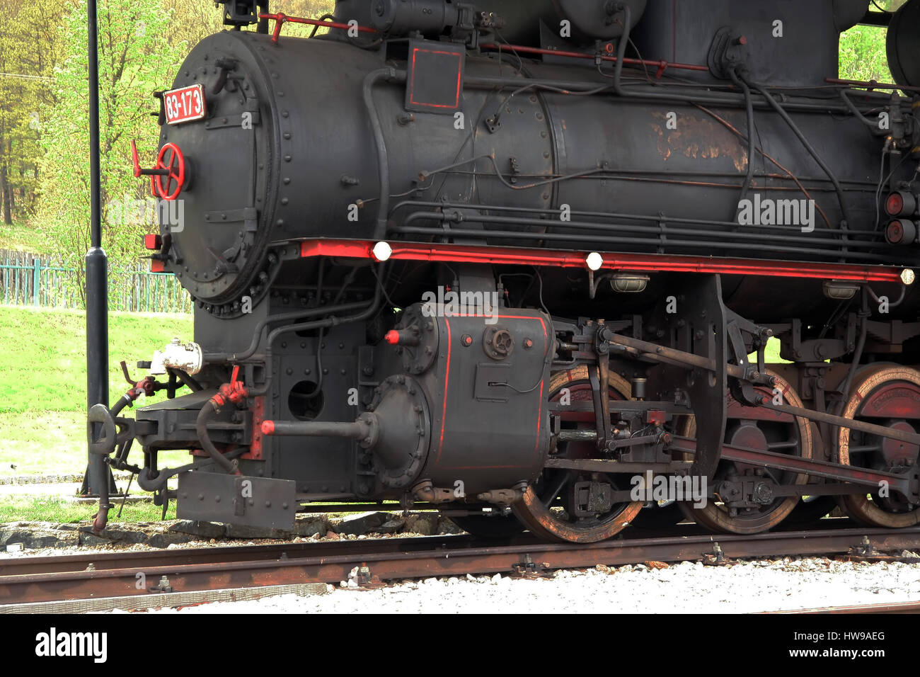 Locomotive à vapeur Banque D'Images