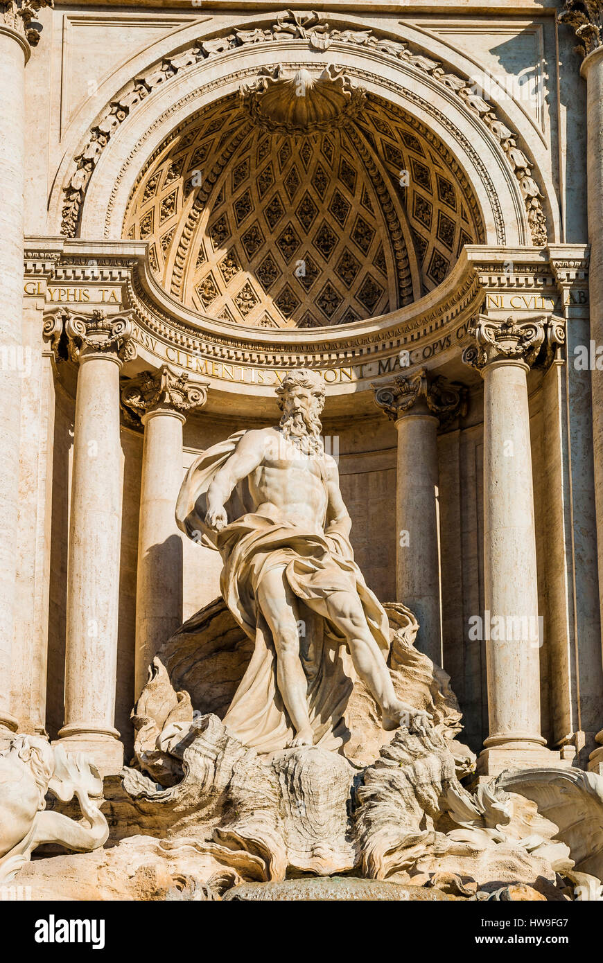 Fontana di Trevi. Fontaine de Trévi. Rome, Latium, Italie, Europe Banque D'Images
