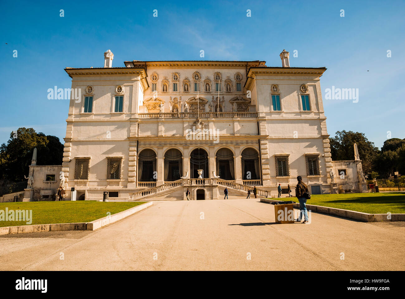 La Galerie Borghèse est une galerie d'art à Rome, installée dans l'ancienne Villa Borghese Pinciana. Rome, Latium, Italie, Europe.24 Banque D'Images