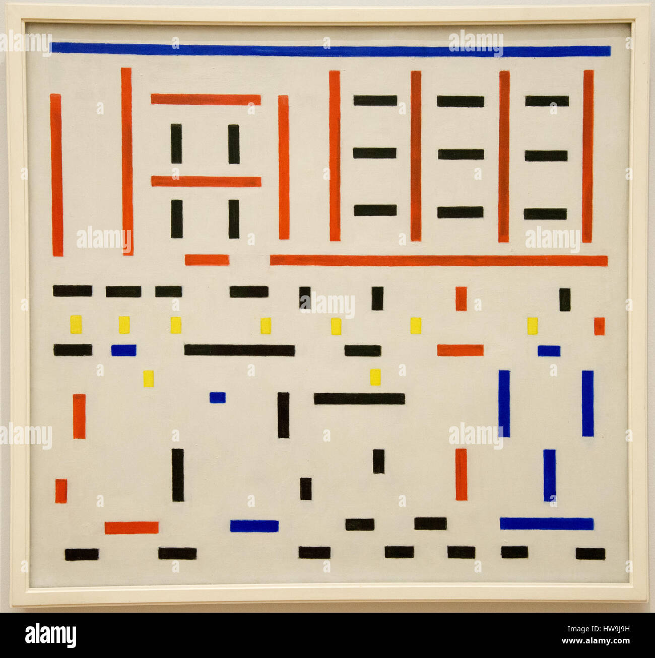 'Quitter l'usine' par Bart van der leck Banque D'Images