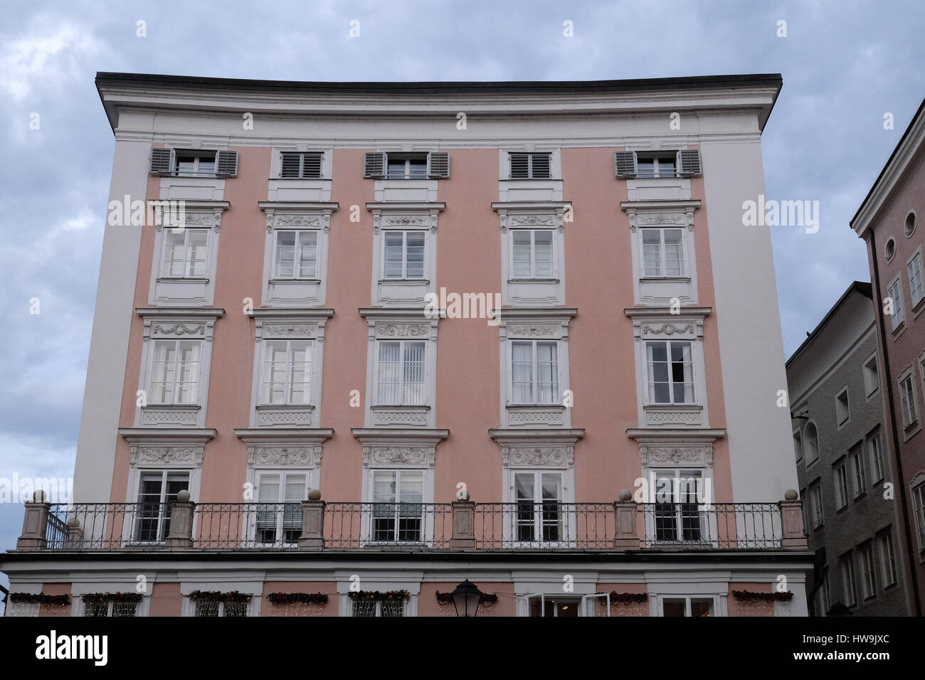 L'architecture historique de la ville de Salzburg, Autriche, le 13 décembre 2014. Banque D'Images