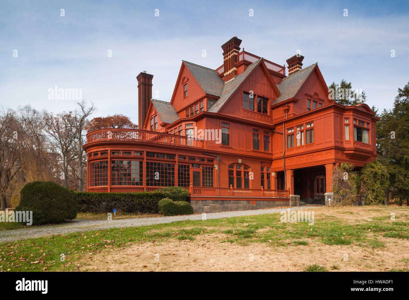 United States, New Jersey, West Orange, Thomas Edison National Historical Park, Glenmont, ancienne maison de Thomas Edison Banque D'Images