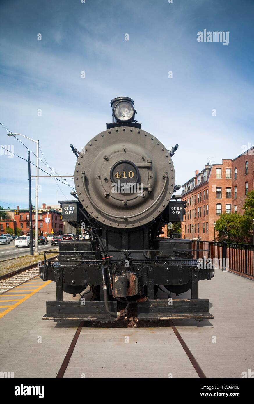 United States, Massachusetts, Lowell, parc national historique de Lowell, pièce de fer Banque D'Images