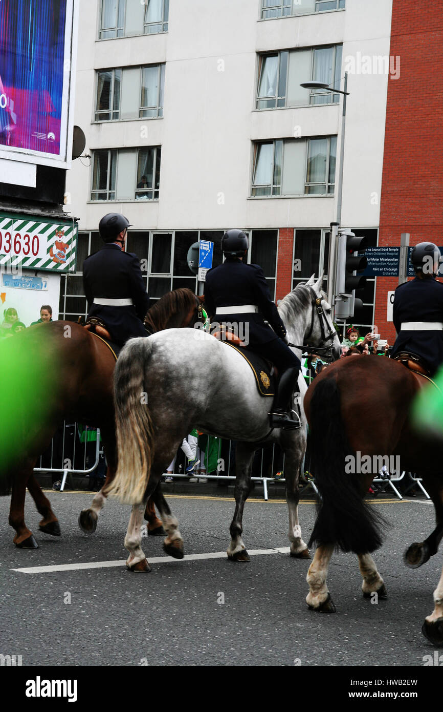 Saint Patrick's Day Parade 2017, Dublin , Irlande Banque D'Images