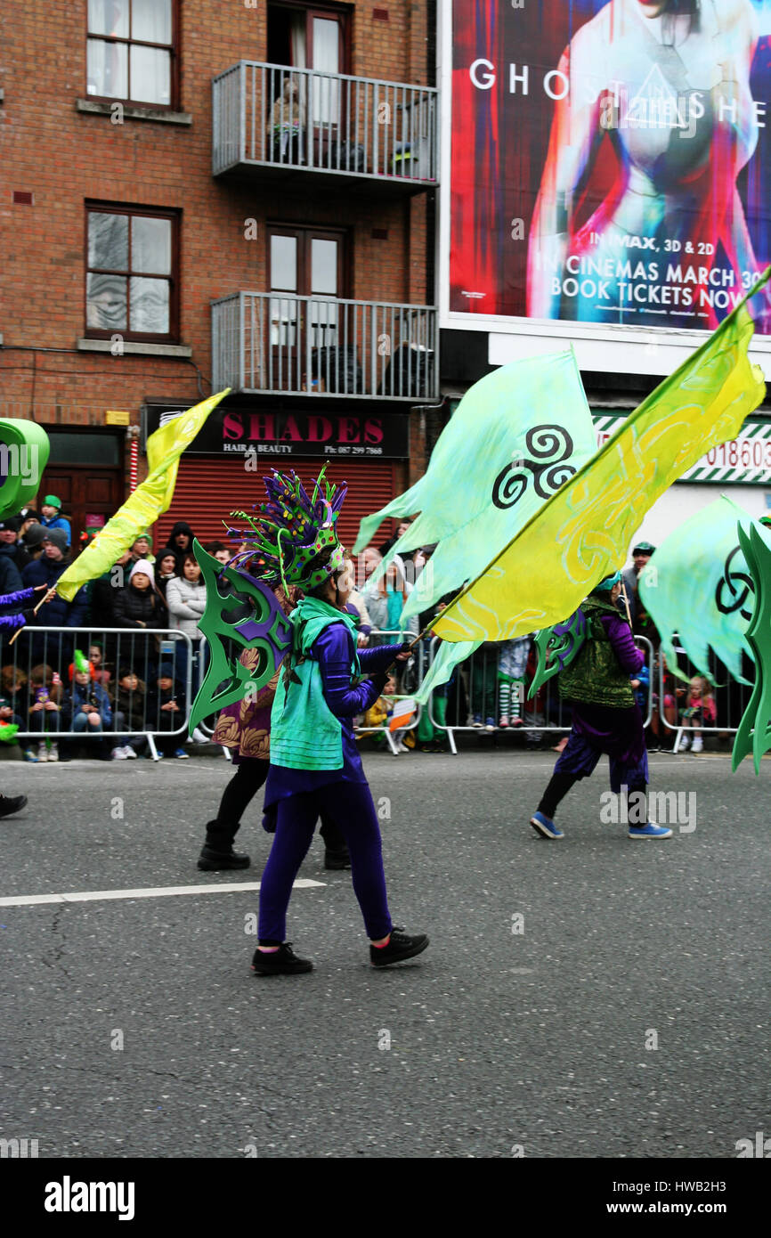 St Patricks Day Parade, Dublin, Irlande Banque D'Images