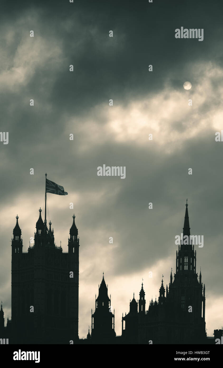 L'architecture historique de la ville de Londres. Banque D'Images