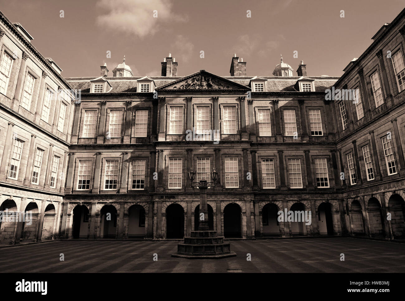 Palais de Holyroodhouse à Edimbourg Royaume-Uni. Banque D'Images
