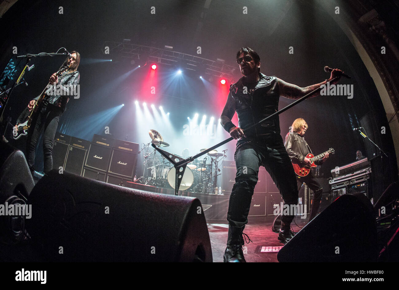 Bournemouth, Royaume-Uni. Mar 19, 2017. Black Star Riders live at O2 Academy Bournemouth. Crédit : Charlie Raven/Alamy Live News Banque D'Images
