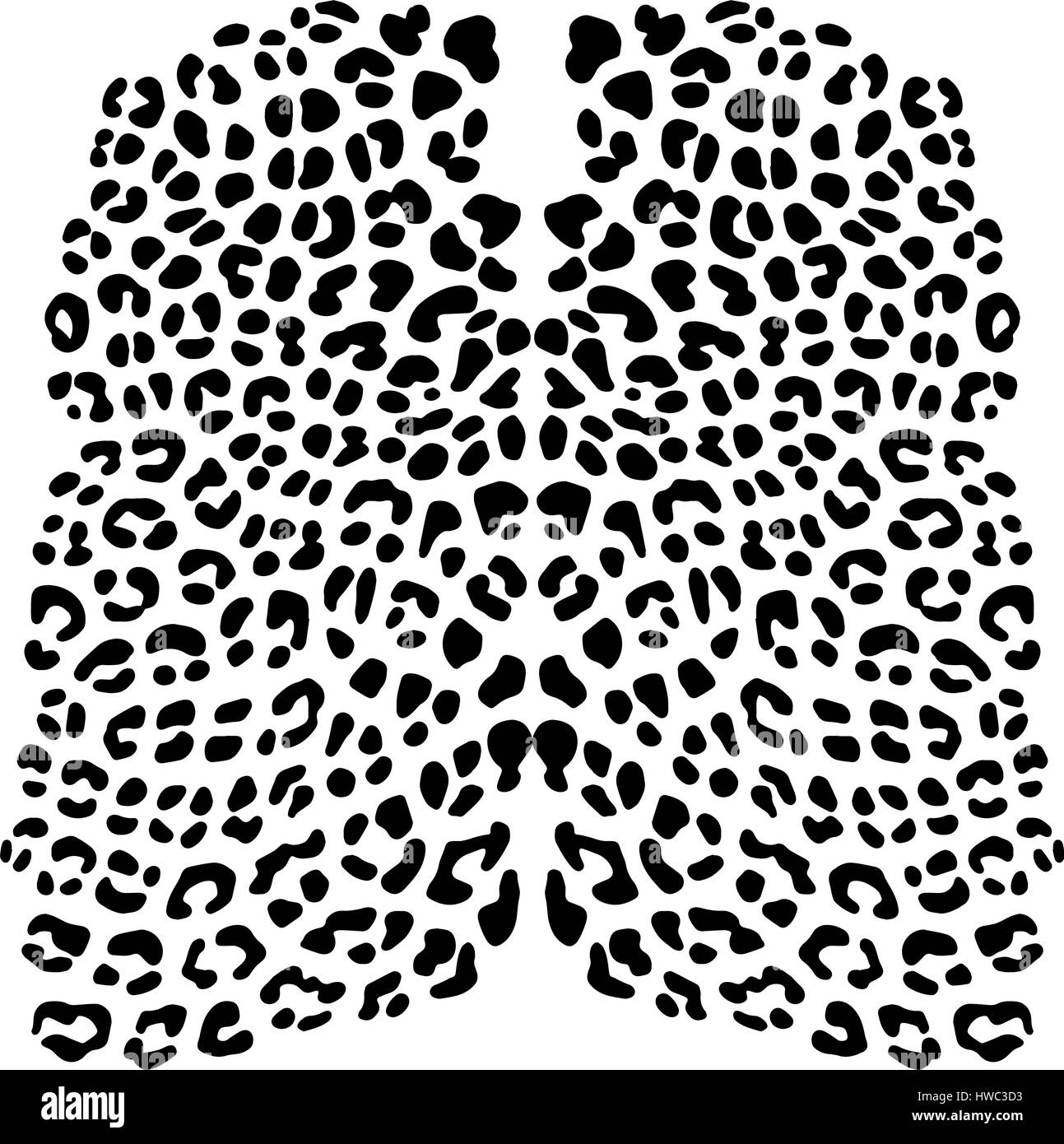 Vector background motif peau de Leopard Illustration de Vecteur