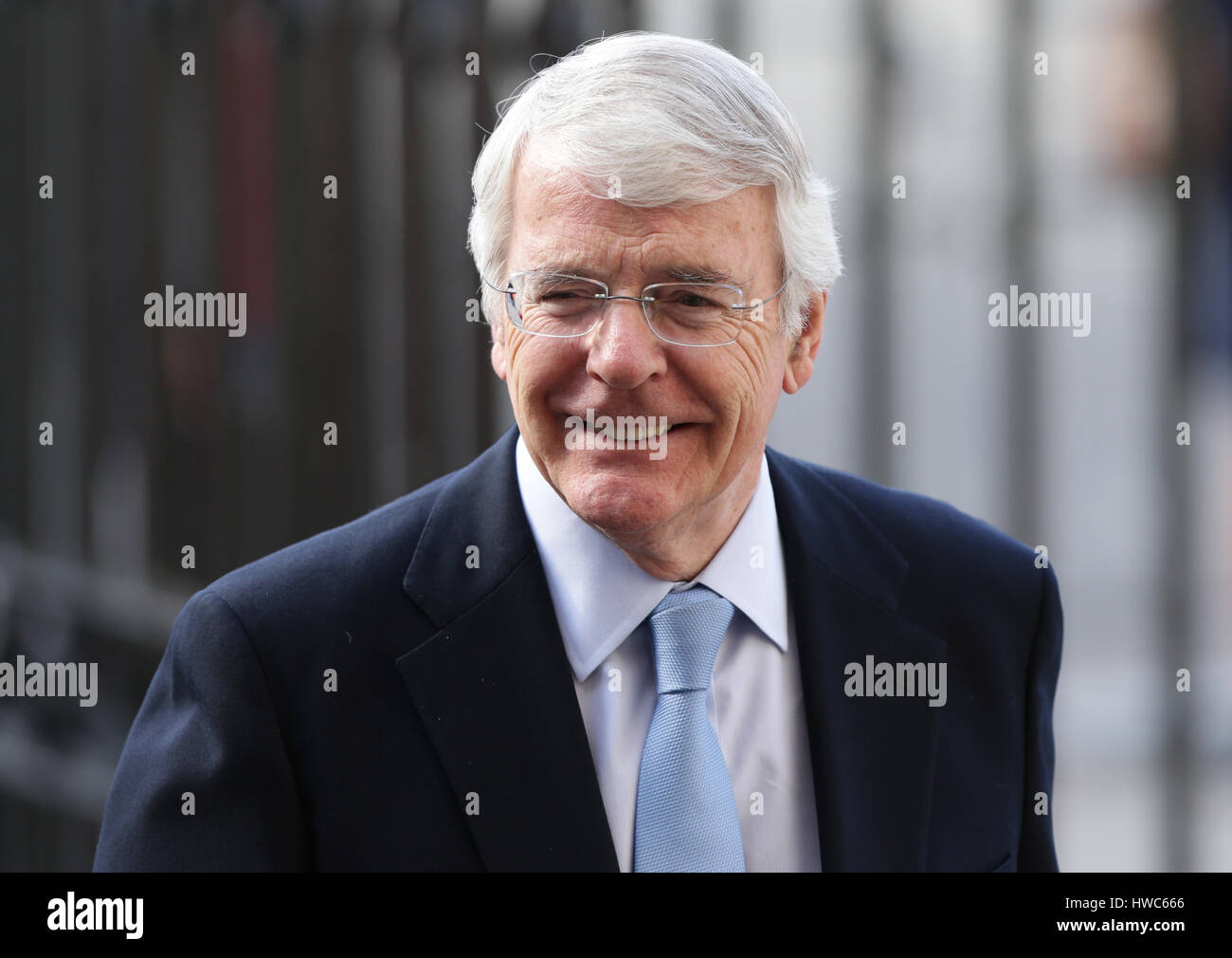 L'ancien Premier ministre britannique, Sir John Major participant à la Journée du Commonwealth à l'abbaye de Westminster, Londres. Banque D'Images