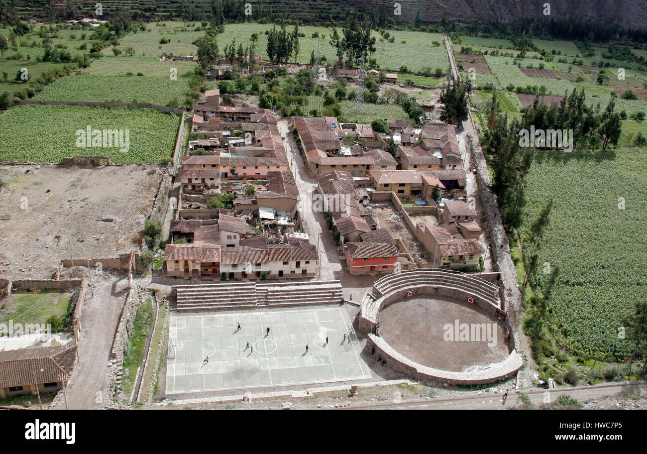 Ollantaytambo, Pérou le 9 novembre 2005. Crédit photo : Francis Specker Banque D'Images