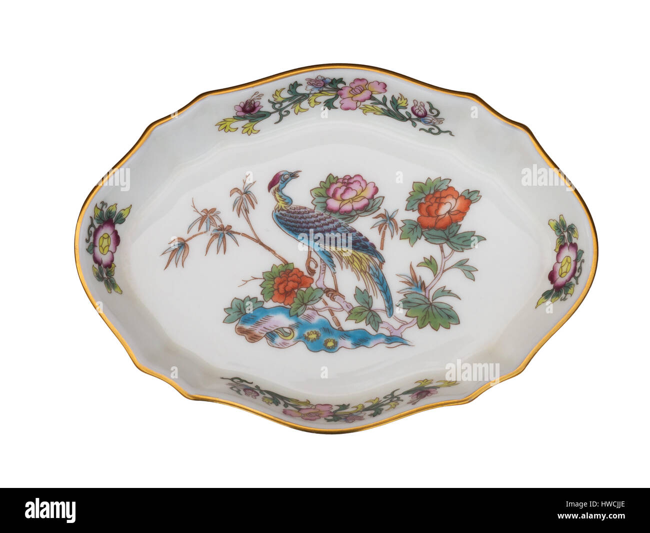 Wedgewood Chine Peacock. De Collection. Banque D'Images