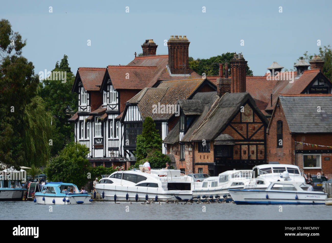 Norfolk Broads à Horning Banque D'Images