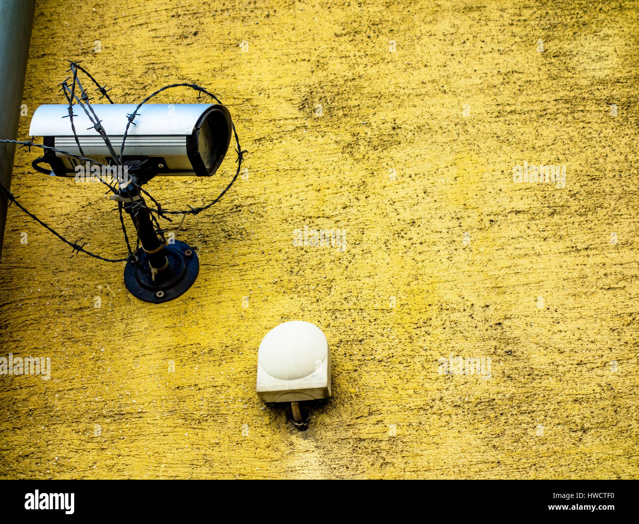 Caméra pour la surveillance par vidéo, Kamera zur Überwachung par vidéo Banque D'Images