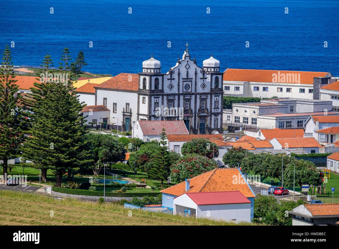 Le Portugal, l'archipel des Açores, l'île de Flores, Santa Cruz das