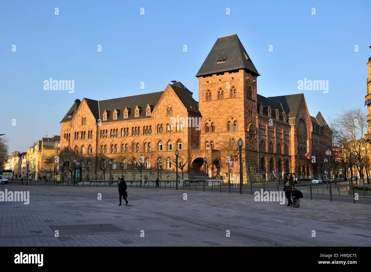 France, Moselle, Metz, bureau de poste central Photo Stock - Alamy