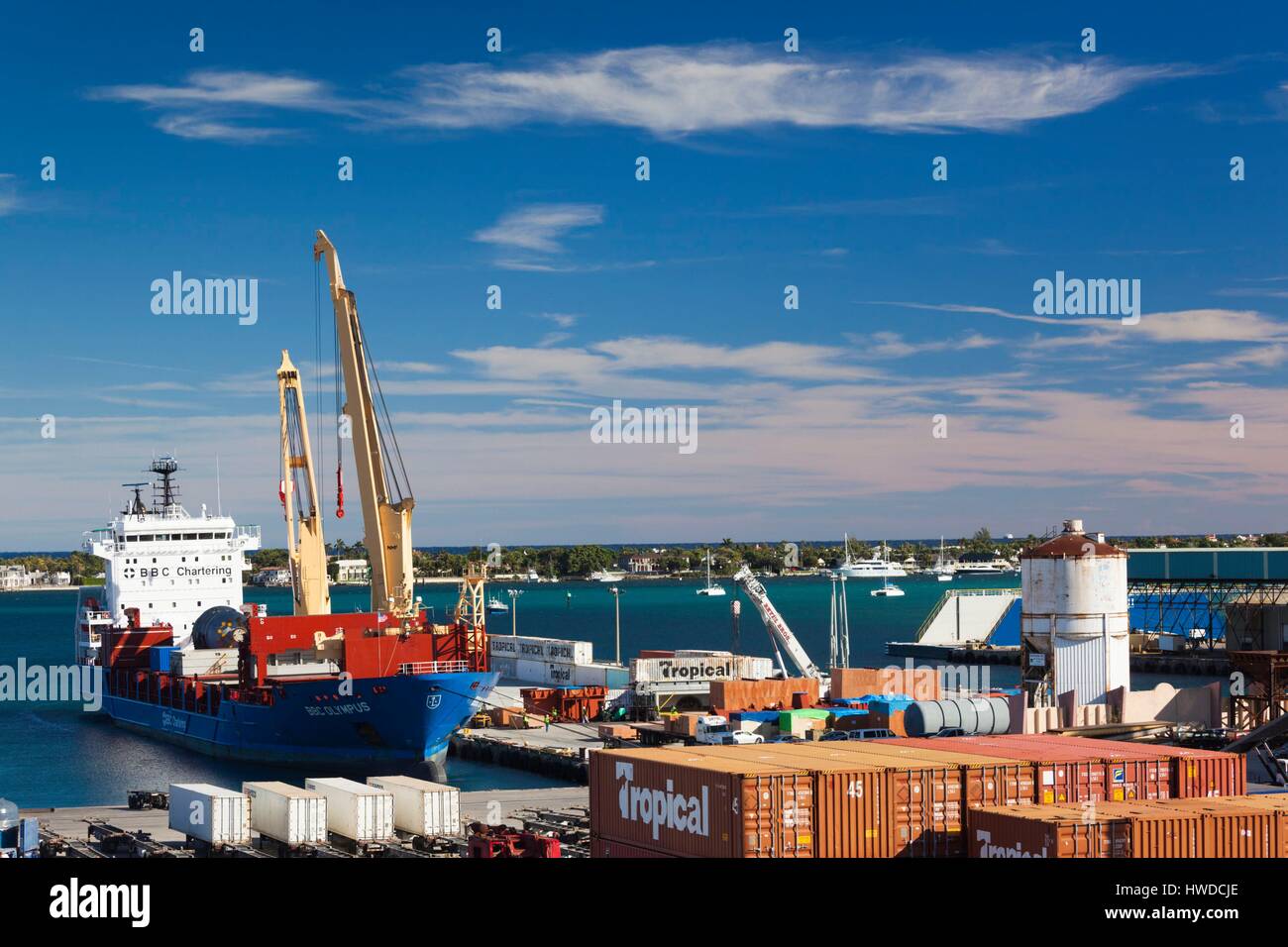 United States, Florida, Riviera Beach, Port de Palm Beach sommaire Banque D'Images