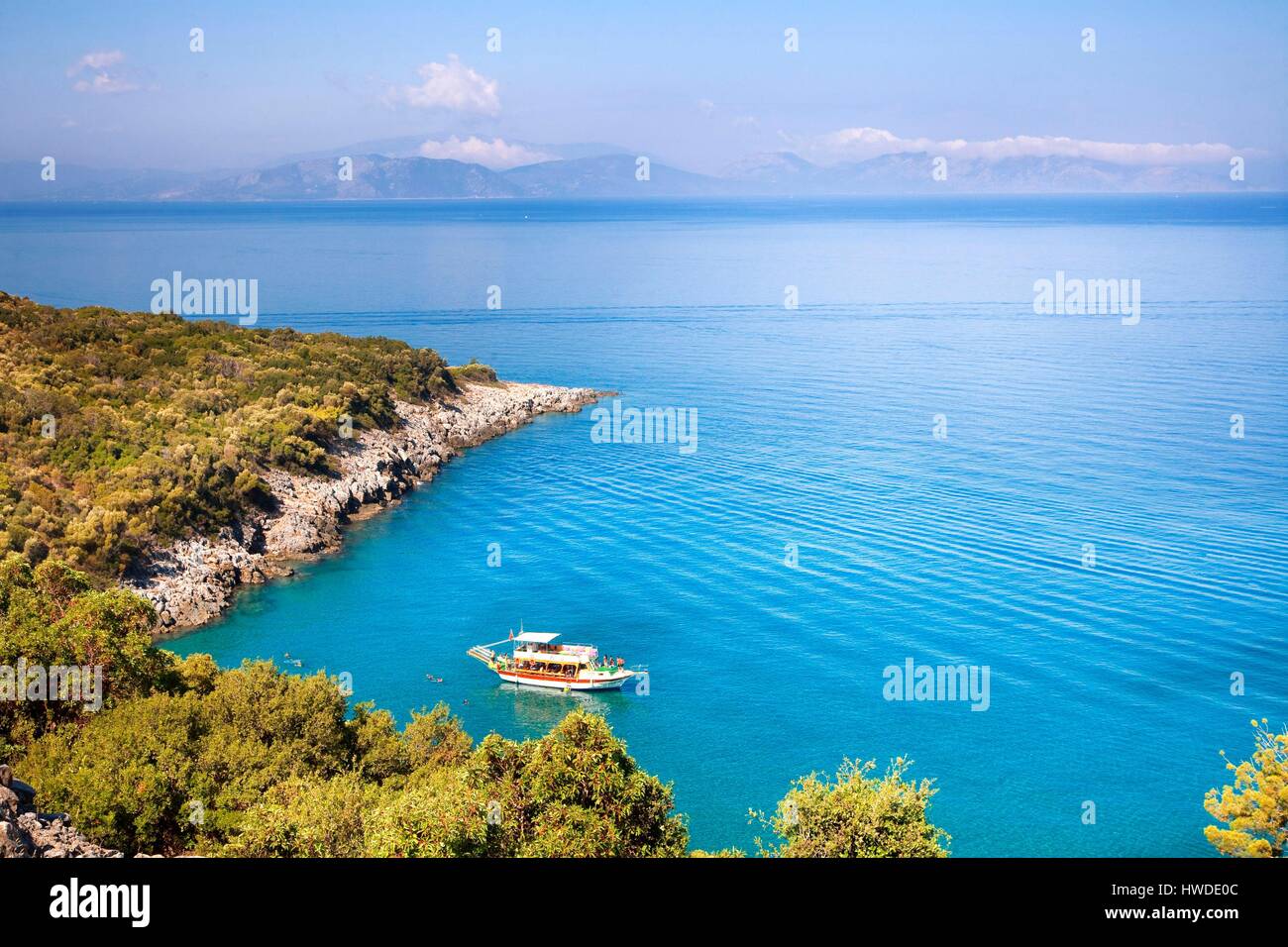 La Turquie, Région de l'Egée, Aydin Province, district de Kusadasi, Dilek Peninsula National Park Delta Büyük Menderes Banque D'Images