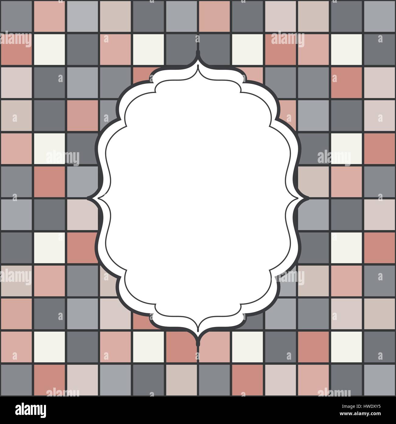 Cadre place pour texte invitation Illustration de Vecteur