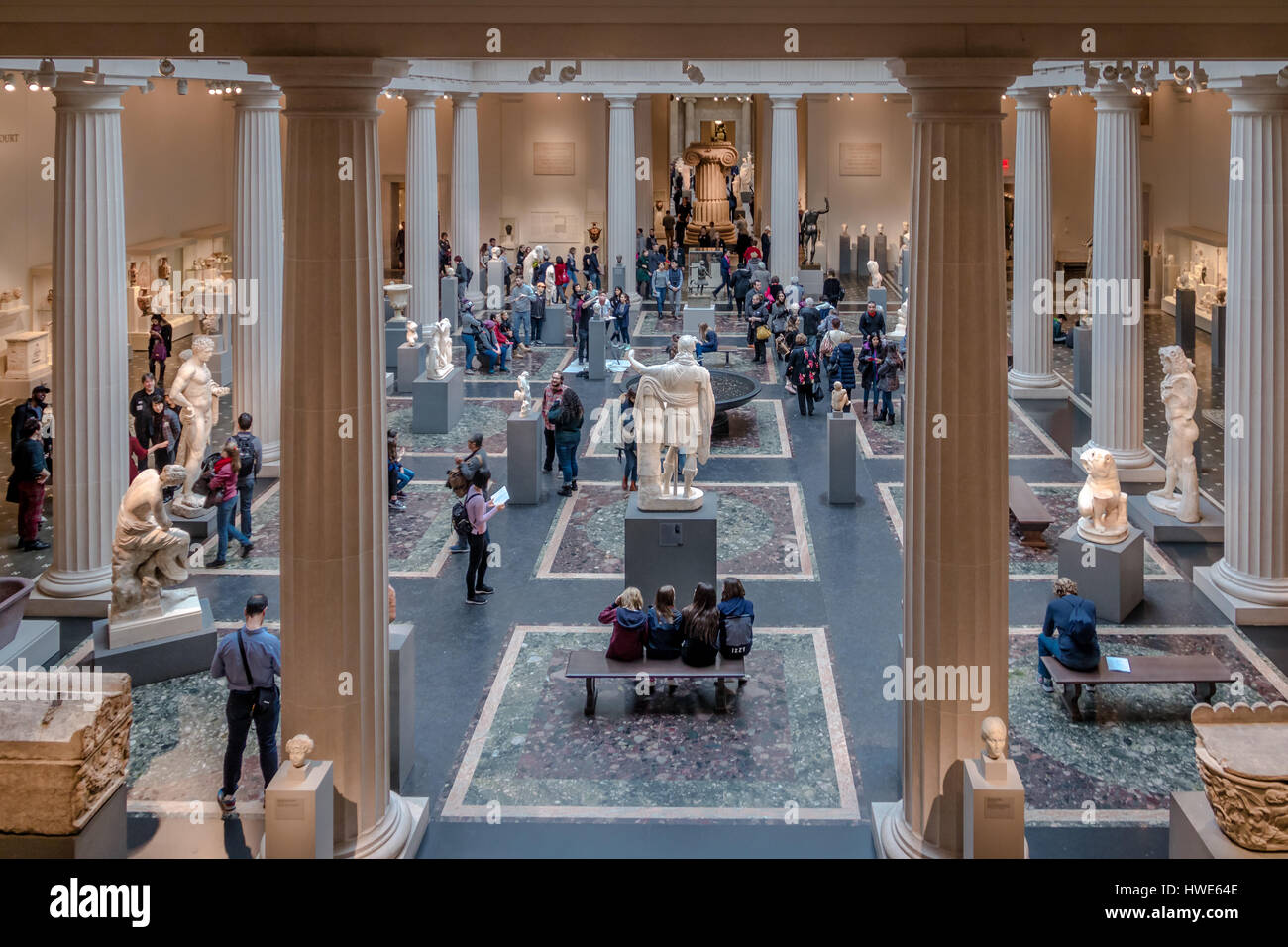 Le Metropolitan Museum of Art de New York, USA Banque D'Images