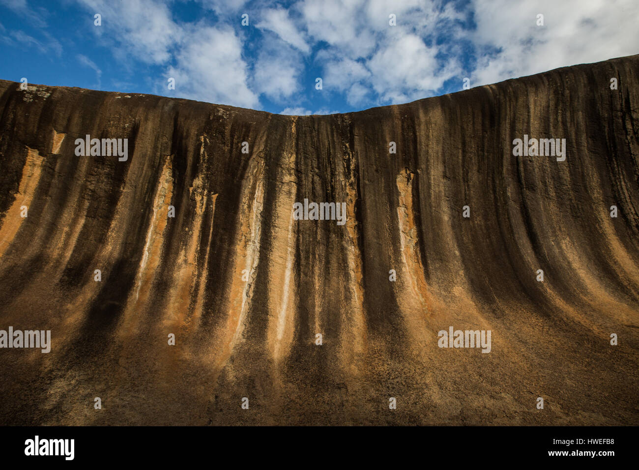 Wave Rock, dans l'ouest de l'Australie Banque D'Images