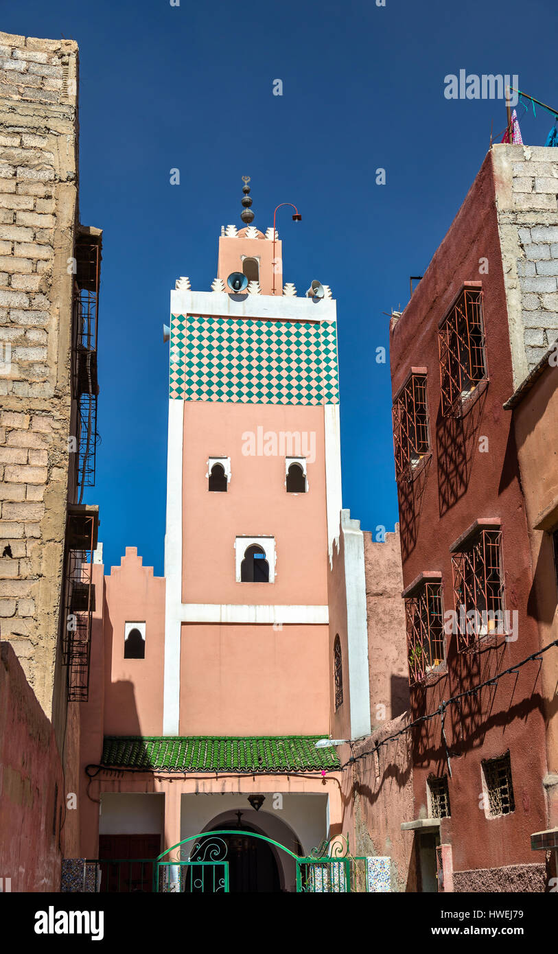 Bâtiments dans médina de Marrakech, un site du patrimoine de l'UNESCO au Maroc Banque D'Images