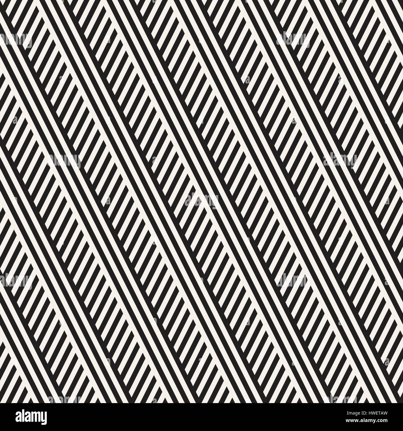 Entrelacement de bandes parallèles. Modèle Monochrome transparente de vecteur. Illustration de Vecteur