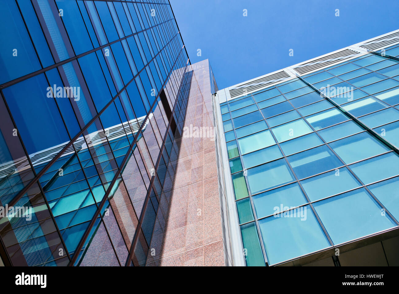 Canary Wharf Bureau bâtiment architecture. Londres. UK Banque D'Images