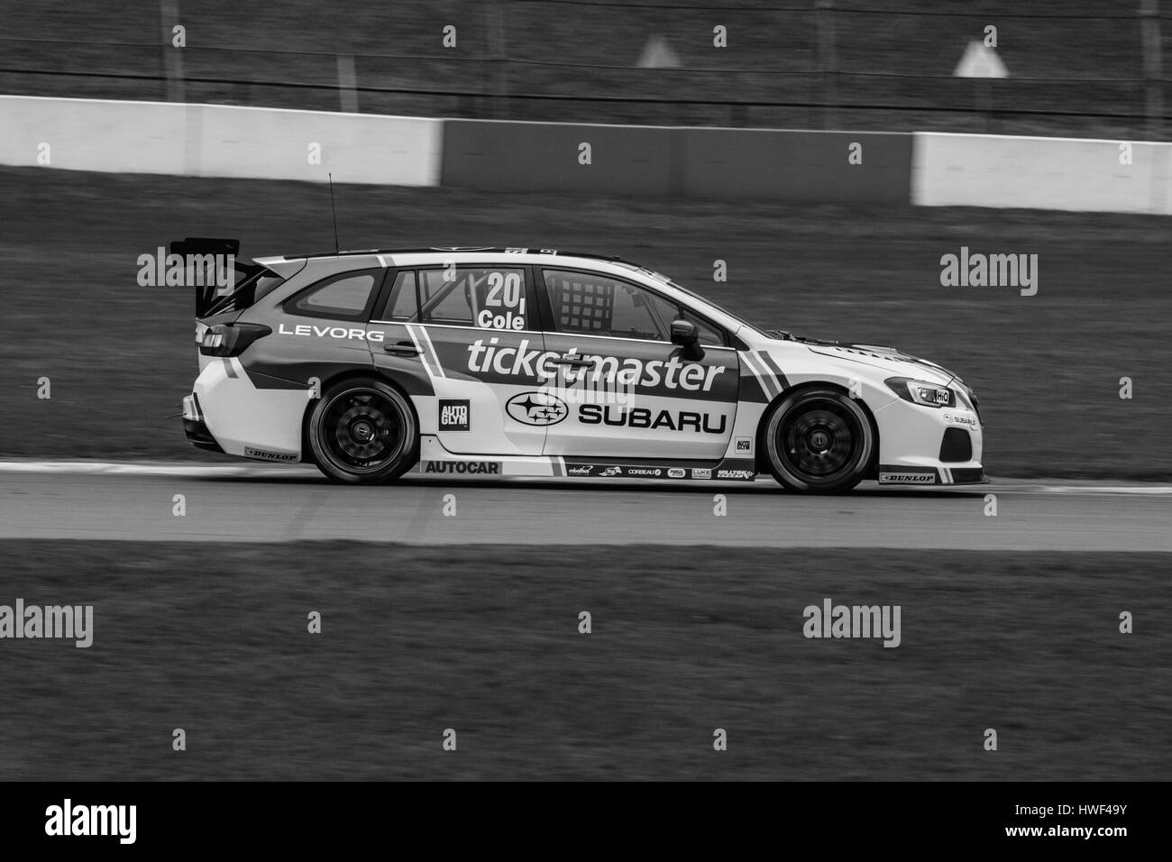 BTCC Donington 2017 Banque D'Images