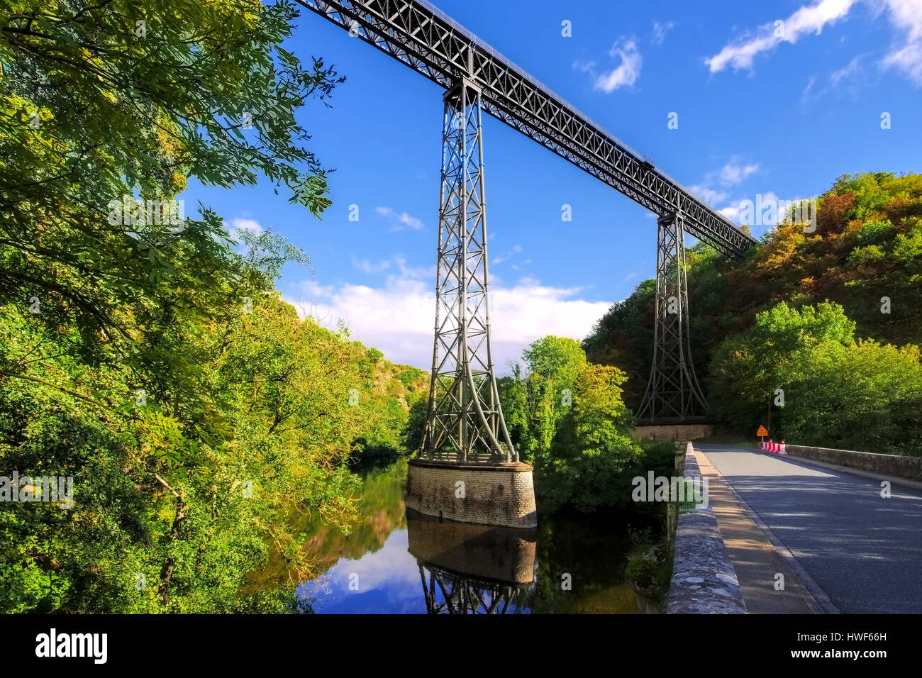 Le Viaduc de Rouzat en France, un célèbre pont en Europe Photo Stock Alamy
