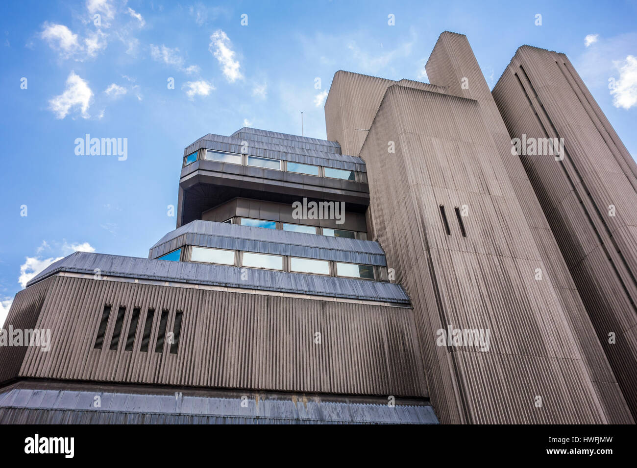 Sampson House, 64 rue Hopton, Londres, Royaume-Uni. L'architecture brutaliste, brutalisme, conçu pour la Banque Lloyds par Fitzroy Robinson & Partners. Banque D'Images