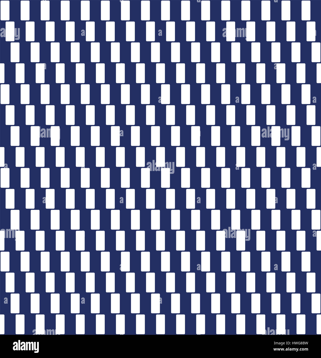 Modèle avec cafe wall illusion d'optique. La tuile. Seamless dans toutes les directions. Illusion géométrique. Formé par les lignes des rectangles blancs semblent être en pente. Banque D'Images