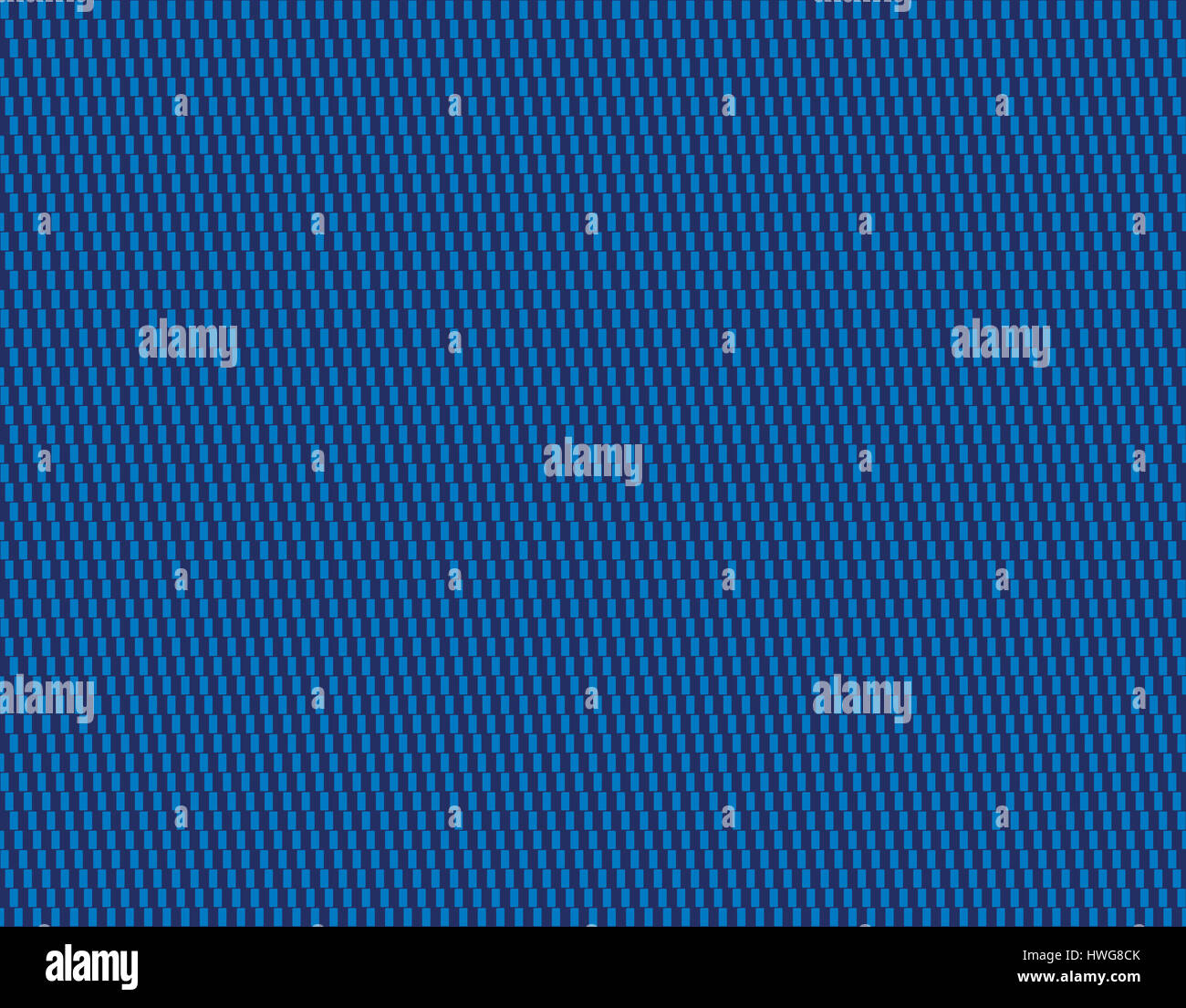 Textile bleu motif de fond. Cafe wall illusion géométrique de la tuile. Seamless dans toutes les directions. Formé par les lignes des rectangles blancs semblent être en pente Banque D'Images
