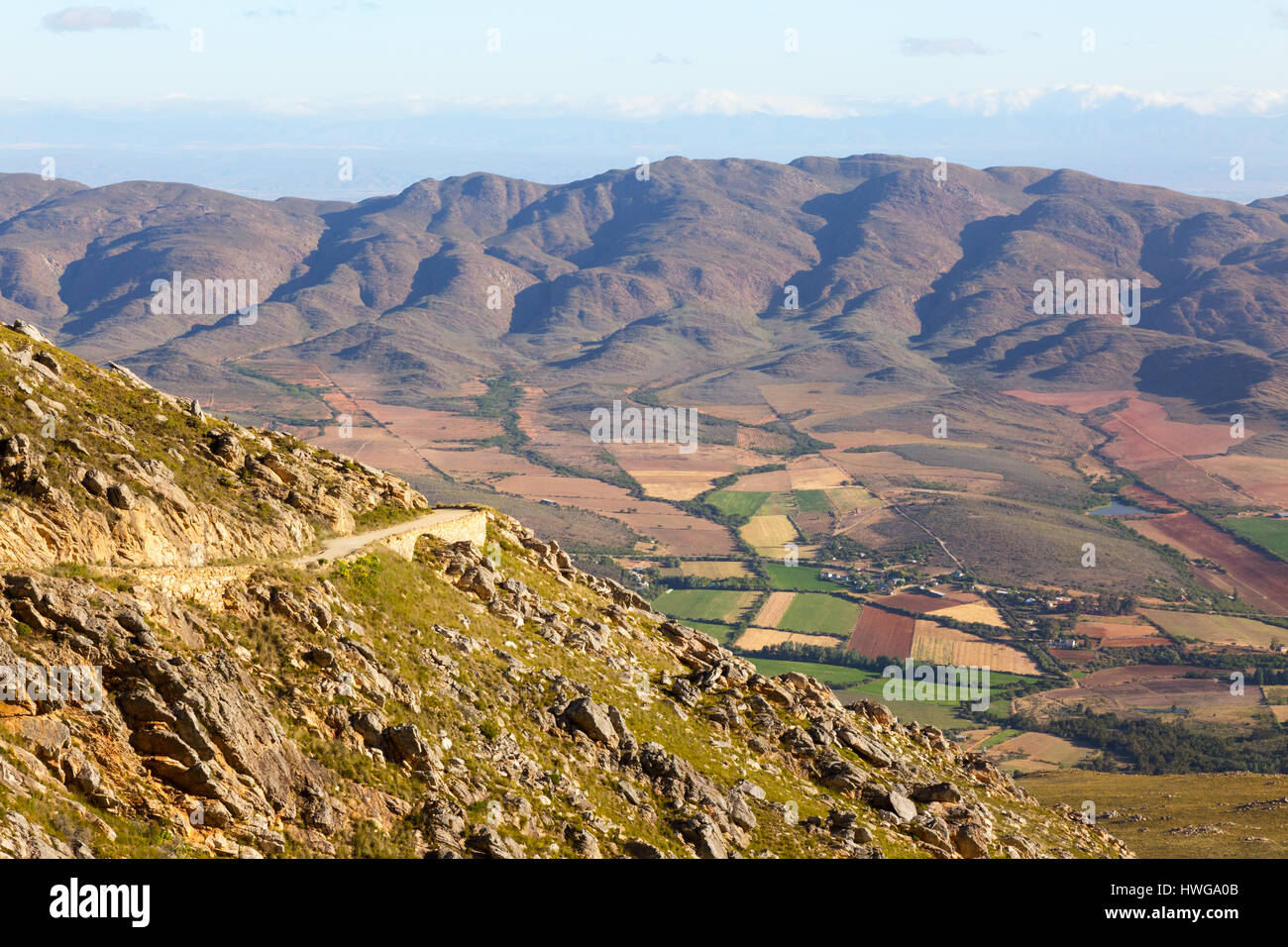 Swartberg Pass Afrique du Sud, une route panoramique dans le Karoo, Afrique du Sud Banque D'Images