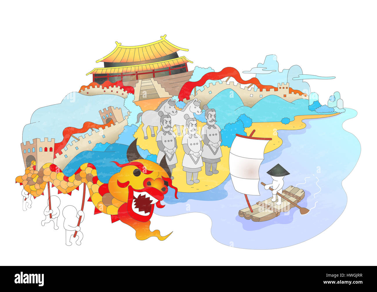 La culture mondiale Voyage (WorldCultureTrip) Banque D'Images