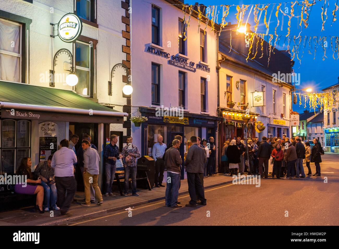 L'Irlande, comté de Cork, Schull, Schull International Short Film Festival, Festival du Film de la Fastnet Banque D'Images