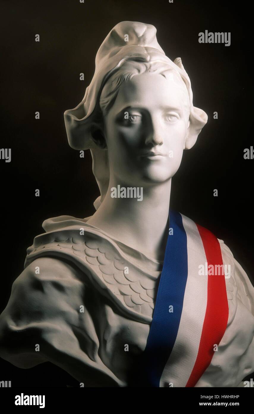 Marianne bust symbol french republic Banque de photographies et d'images à  haute résolution - Alamy