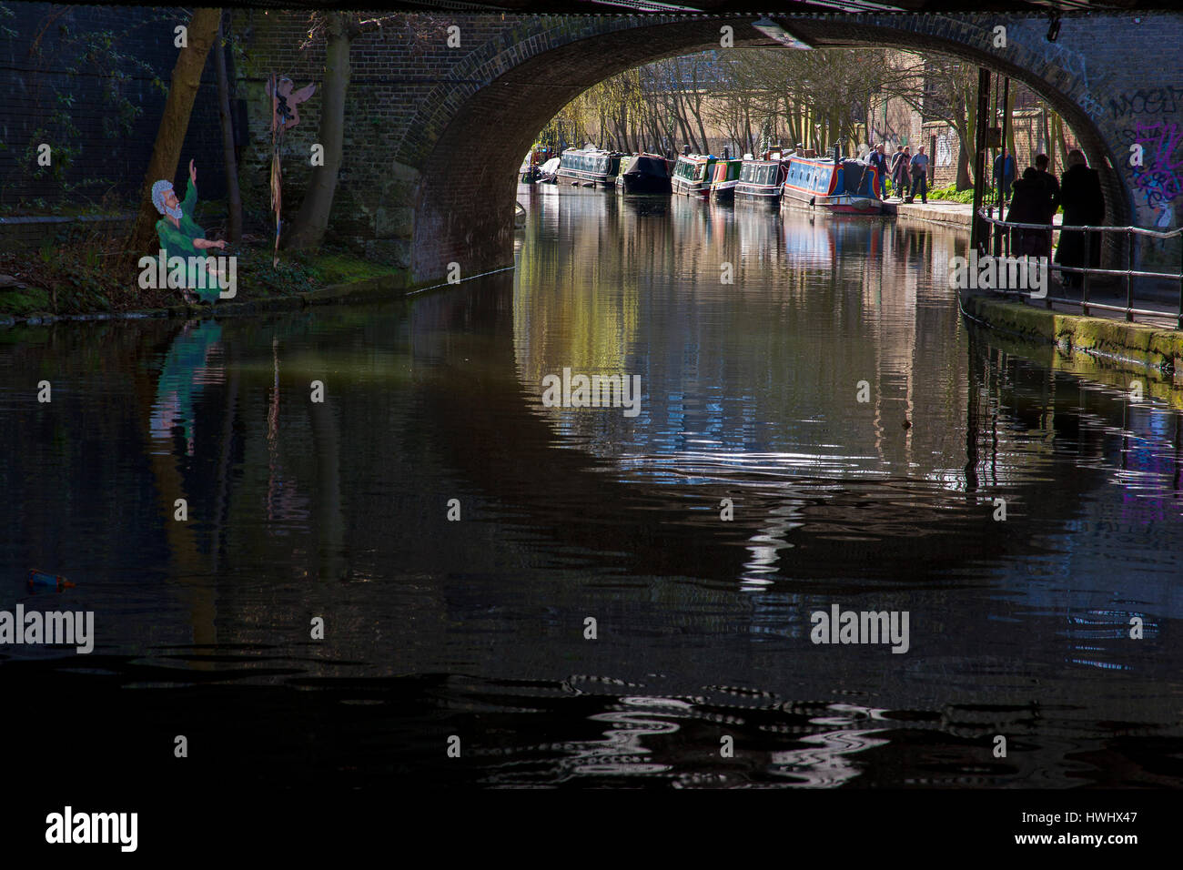 regents canal Londres Royaume-Uni Banque D'Images