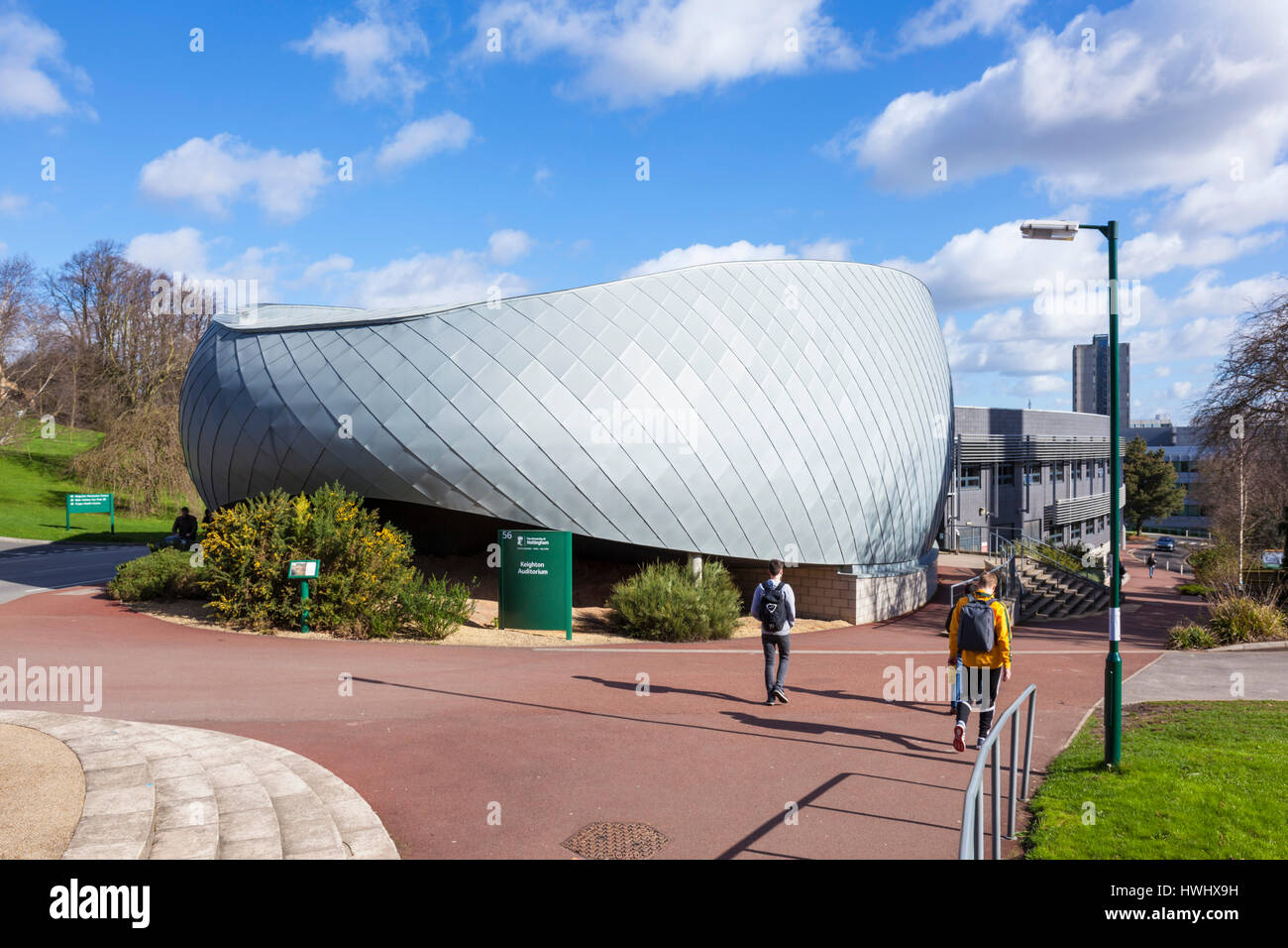 L'Université de Nottingham, Keighton keighton, auditorium, salle de spectacle, des sciences mathématiques, campus, salle de conférence, les étudiants Banque D'Images