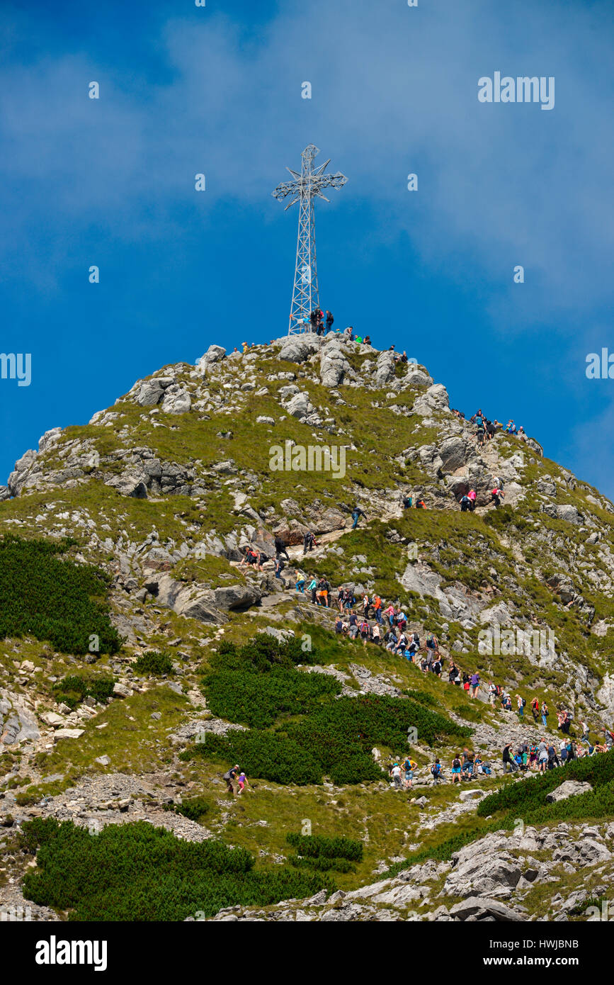 Berg Giewont, Hohe Tatra, Polen Banque D'Images