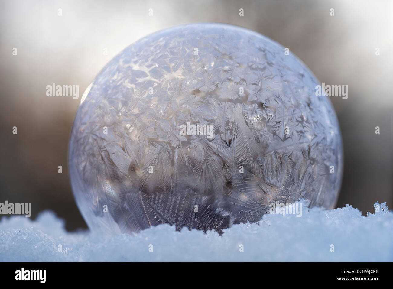 Icebubble, Basse-Saxe, Allemagne Banque D'Images